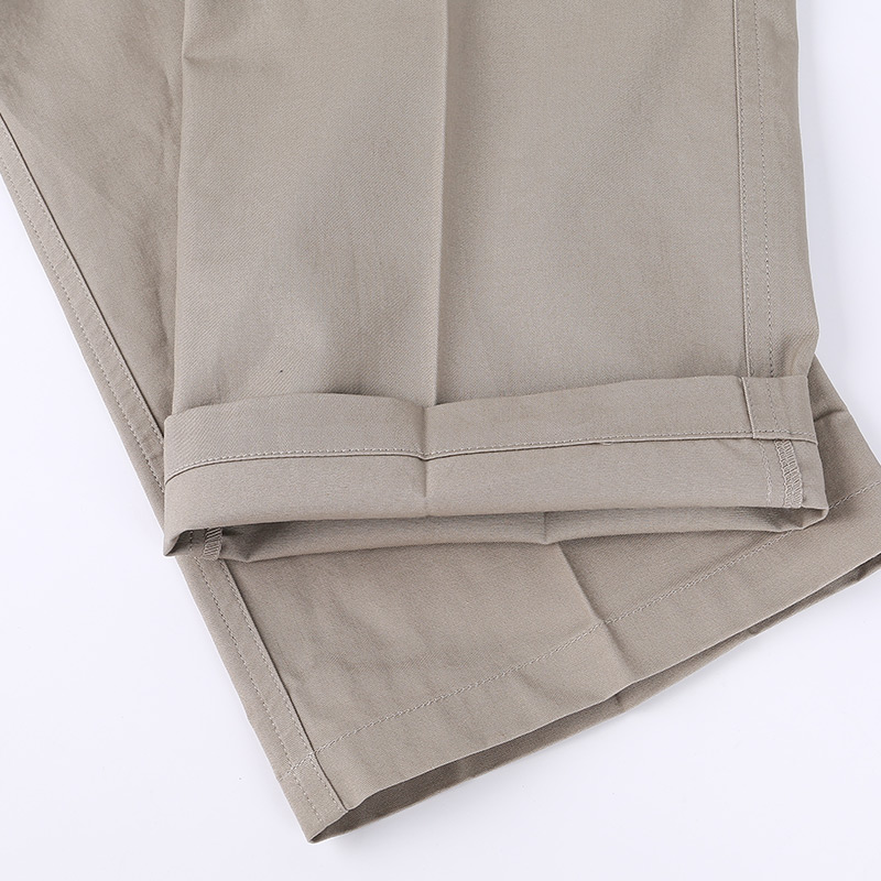 双惠男女款夏季标志工作服SHW-124,面料100%棉,杏色155-195(套)高清大图