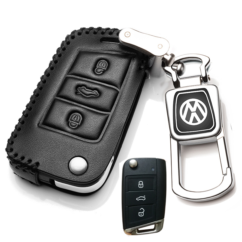 [补贴10%]一汽大众2020款全新宝来专用真皮钥匙包19款大众宝来车用钥匙套18汽车钥匙包