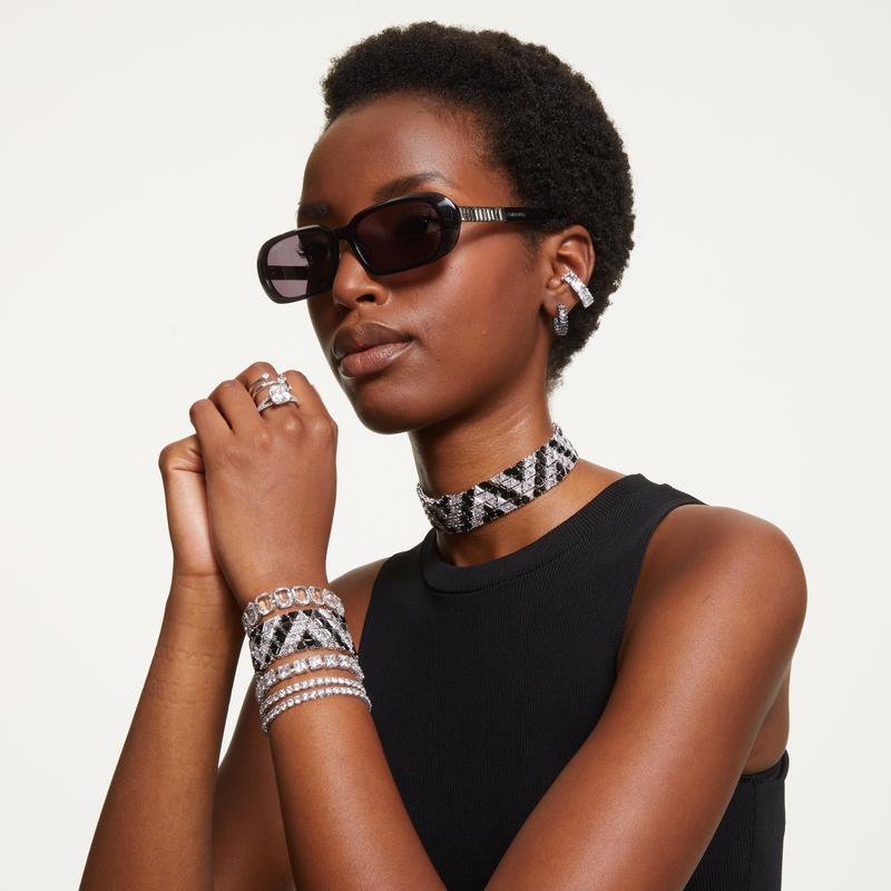 Swarovski 女士轻奢优雅精致手链Matrix Tennis 百搭休闲情人节礼物手镯饰品高清大图