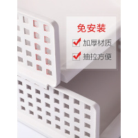 衣柜分层隔板收纳衣橱收纳箱塑料整理箱抽屉式大号柜子分层架 高款[4个装]比买单个装省8元 推荐购买套装