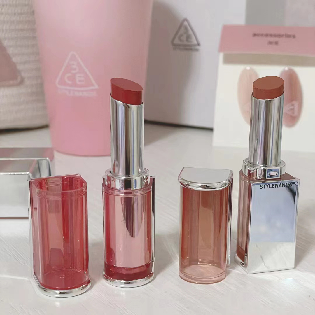 3ce/三熹玉 柔焦哑光口红 4g西瓜瓤色/海盐肉桂色3CE柔雾口红 柔焦丝绒显白持久女生唇膏高清大图