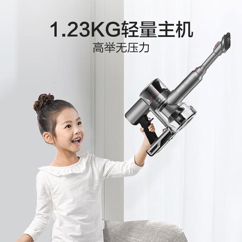 苏泊尔卧室小型大功率 无线手持家用X3充电吸尘器吸尘机 一键倒尘 XC05S63C-X3高清大图