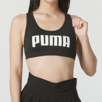 彪马（PUMA）女士内衣 新款跑步健身训练舒适透气运动内衣胸衣时尚Bra 525074-01 ZP M 526429-01/黑色