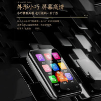 索爱(soaiy)mp3随身听英语听力学生版便携式无损音乐蓝牙播放器mp4全面屏看小说录音 黑色8G蓝牙款+8G内存卡