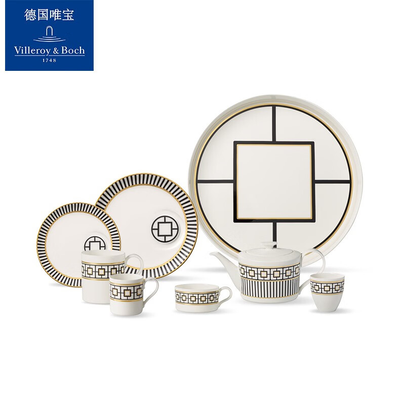 唯宝瓷器 都市尚品系列 骨瓷杯碟套装