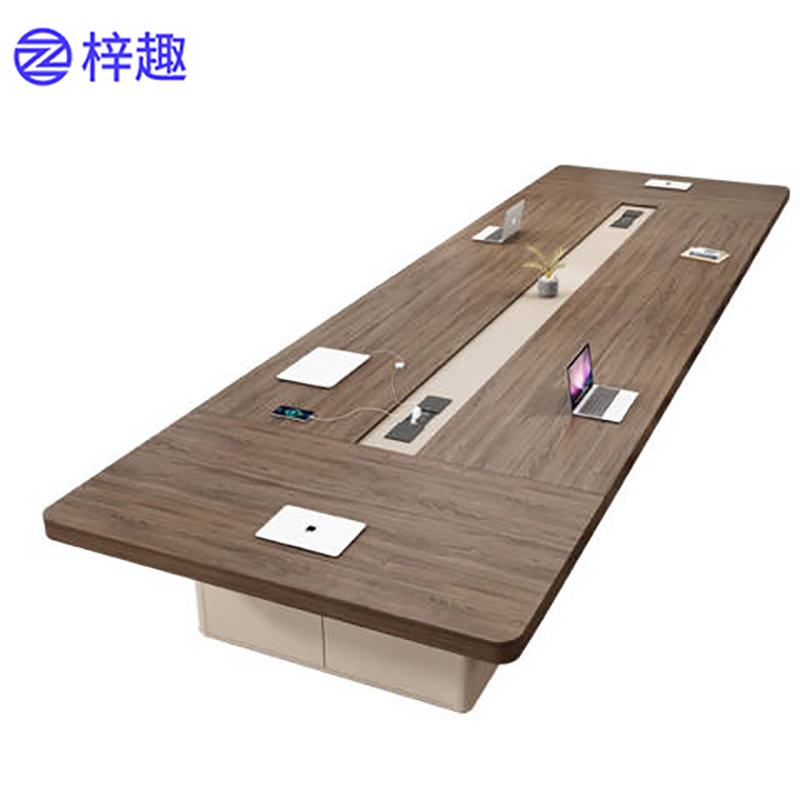 梓趣 会议桌 5*1.6m 张高清大图
