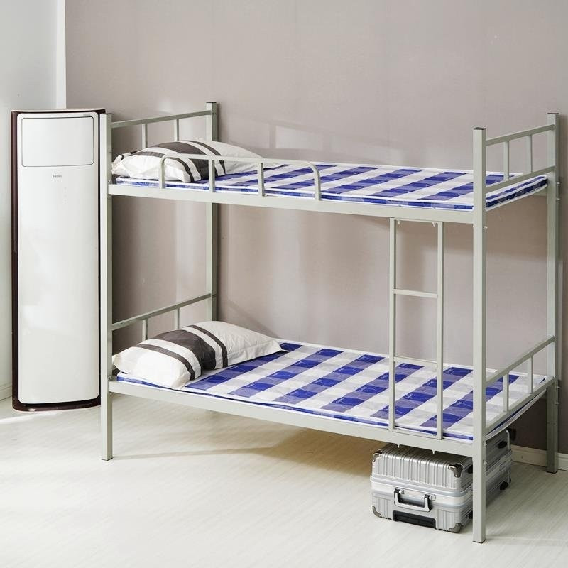 企采严选 上下铺铁床上下床成人学生双层床高低床员工铁架床宿舍床 90