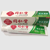【同仁堂_芨致护龈牙膏-专业清新95g】清新口气洁白牙齿促进牙周健康调理口腔环境抑菌抗炎旗舰正品