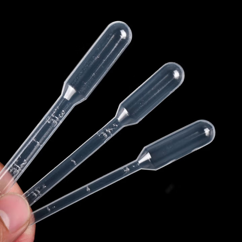 实验一次性滴管塑料巴氏吸管带刻度滴管0.2 1 2 3 5 10ml大滴管加厚塑料滴管10ml(100支/包)长31cm