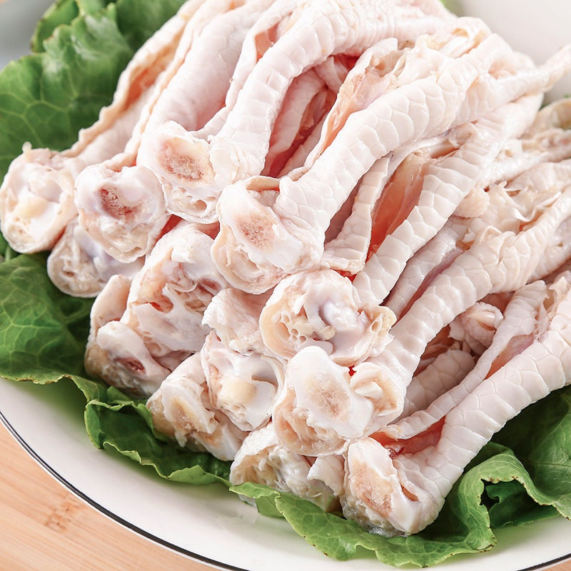 赛卡伊无骨鸡爪生鲜脱骨凤爪冷冻去骨鸡脚冰冻商用批发大袋新鲜生鸡