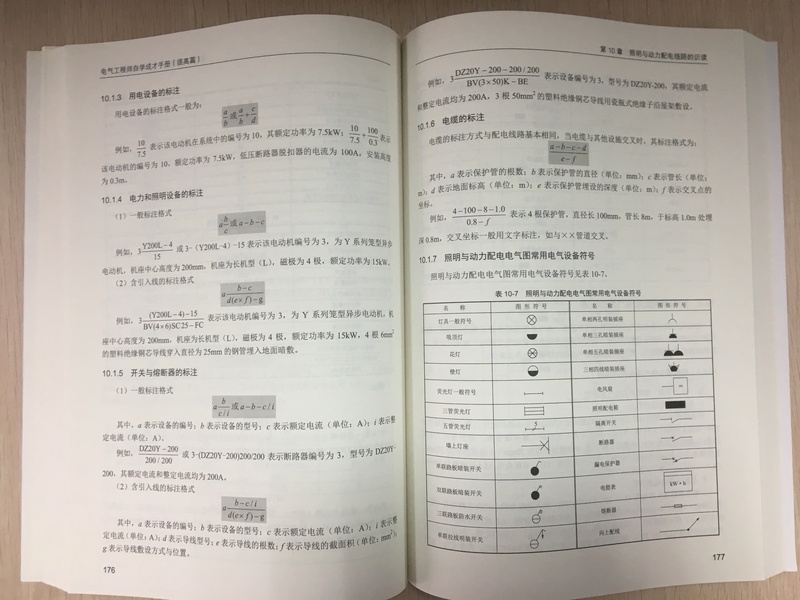 [正版]电气工程师自学成才手册提高篇 PLC电工电子技术书 常用电动工具使用教程 电工识图基础入门 住宅配电线路设计与高清大图