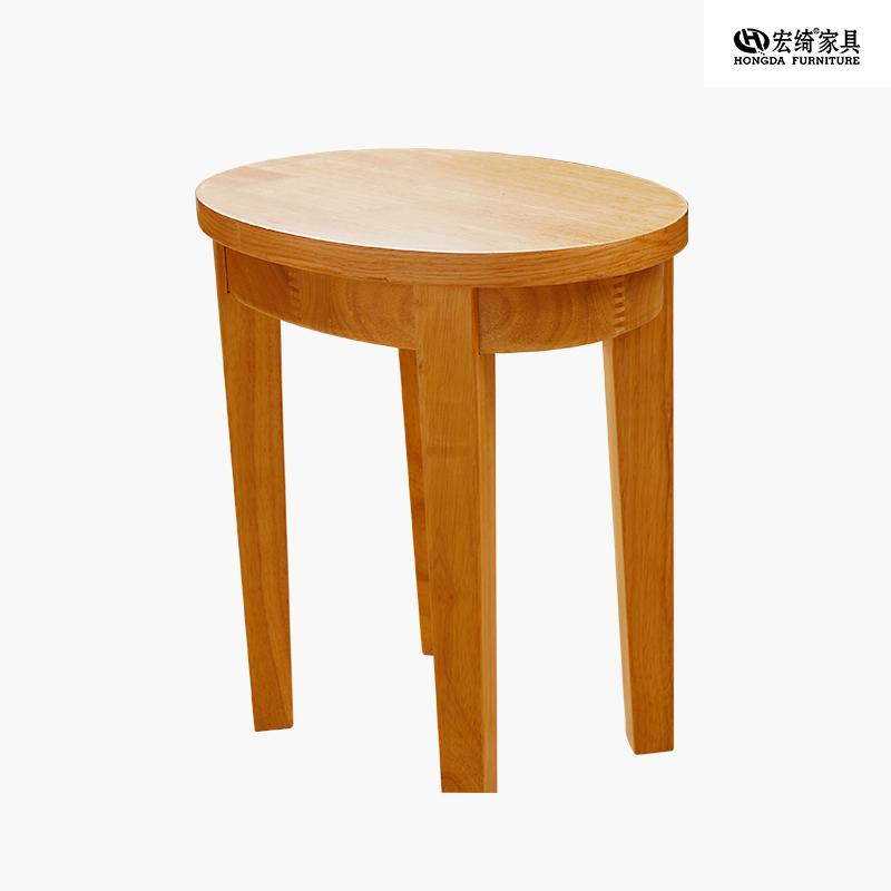 宏绮家具 圆凳 实木圆凳 实木原木