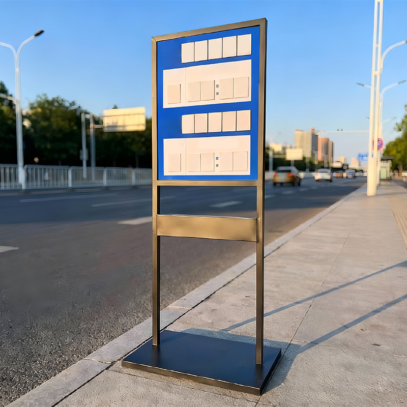 斯赞 车次牌候车区提示牌 600*800*1800mm 个高清大图