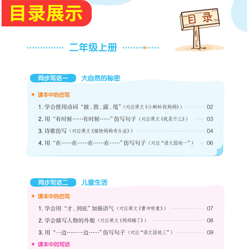 [一年级]看图写话 小学通用 [正版]2025新版看图写话小学一二年级看图说话写话专项训练每日一练小学生语文阅读理解专项高清大图