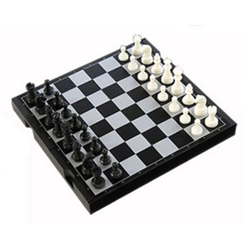 友邦2合1国际象棋中国象棋中号双面棋盘磁性棋子带抽屉3758c国际象棋