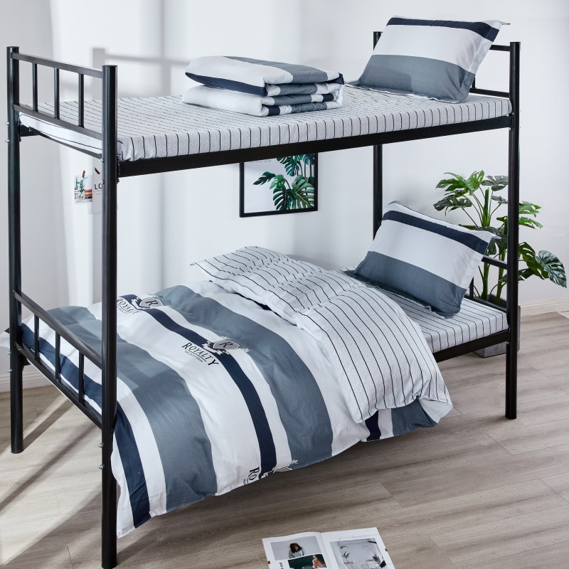 大学宿舍单人床三件套全棉床单学生六件套铺盖套女生寝室被子男_811 1.2米床三件套（被套+床单+枕套） 摩尔庄园