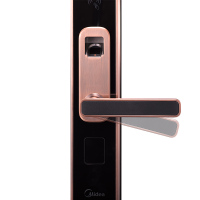 美的(Midea)智能指纹锁MOLK-LA015 APP电子锁 家用指纹锁 密码锁 语音报警 防盗门(左开门)