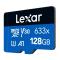 雷克沙(Lexar)128GB TF卡读100MB/s写45MB/s手机内存卡 U3/V30/A1存储卡MicroSD卡