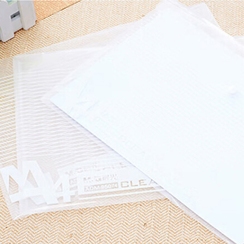 晨光纽扣袋A4*20个装透明色防水耐用整理收纳ADM95074高清大图