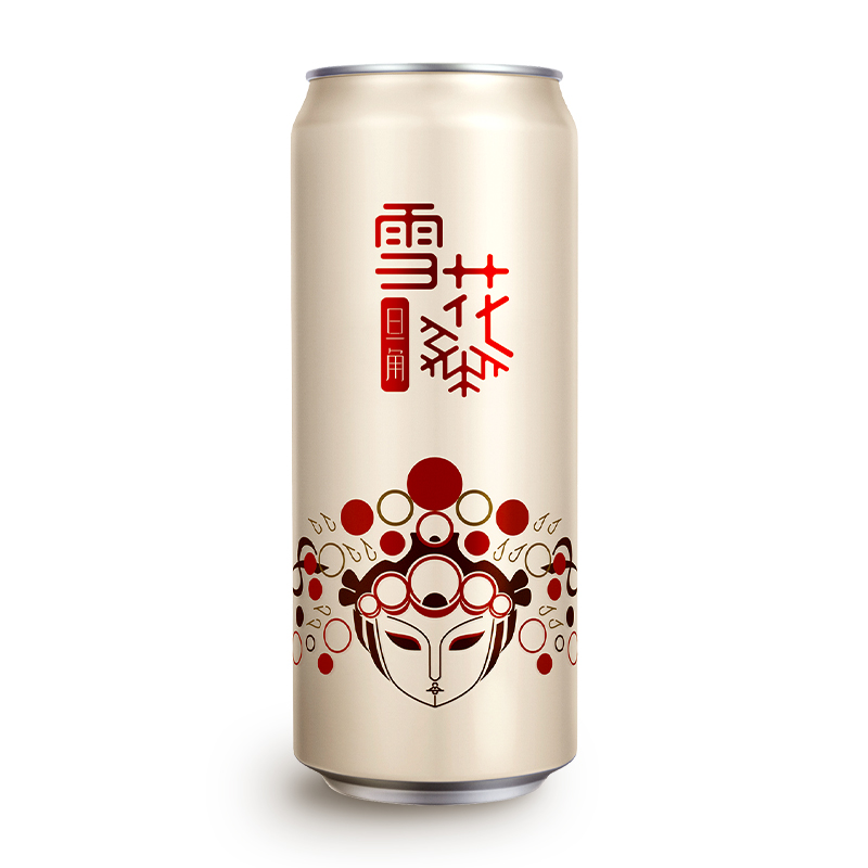 雪花啤酒snowbeer8度脸谱花旦概念系列500ml单听装