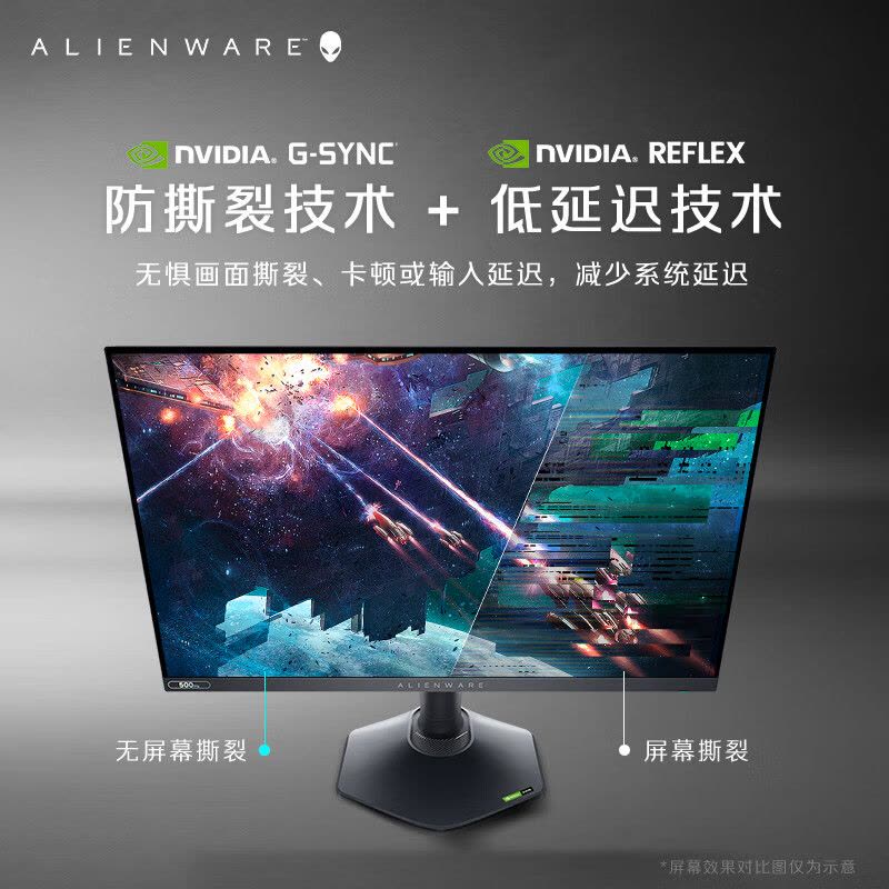 外星人(ALIENWARE)24.5英寸 电竞显示器 Fast IPS 500Hz 0.5ms G-Sync防撕裂技术 游戏高刷屏 AW2524H图片