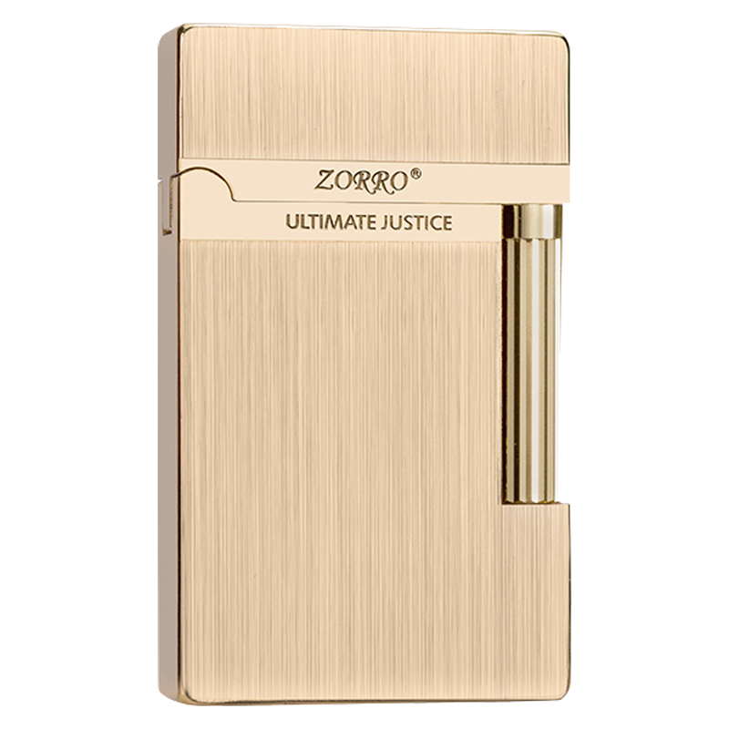 ZORRO佐罗正品煤油朗声打火机钢音钢声清脆拉丝朗声机送配件男朋友礼品 金色