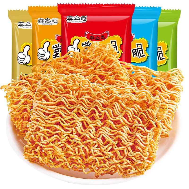红谷林掌心脆干脆面混合口味15包345g方便食品干吃面零食小吃
