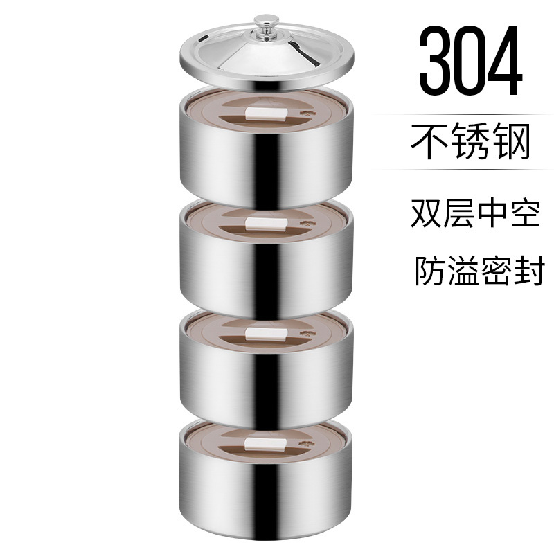 金钥匙 GK-TL3600-4 304不锈钢 至尚3.6L四层保温饭盒提篮(个)