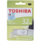 东芝(TOSHIBA)32GB USB2.0 U盘 U202经典隼系列 电脑 车载白色U盘