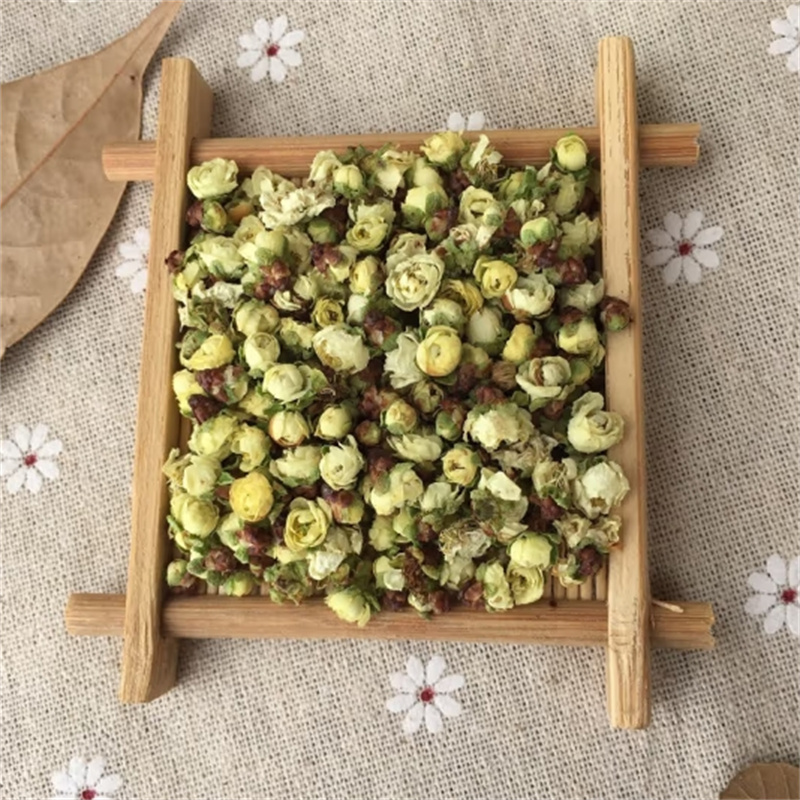 甄选绿萼梅茶100克正品白梅花玫瑰花干茶泡水喝绿鄂梅鳄官方店煮水泡茶高清大图