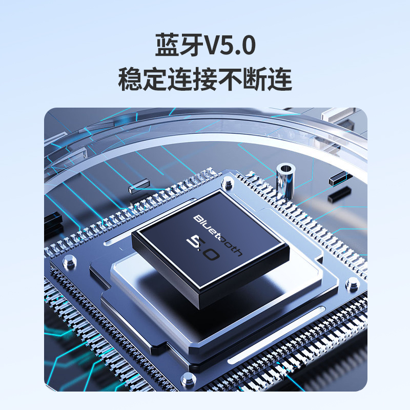 纽曼蓝牙耳机TB106 升级版 粉色 折叠头戴式有无线双模式游戏降噪HIFI电脑带麦超长待机轻盈舒适高清大图