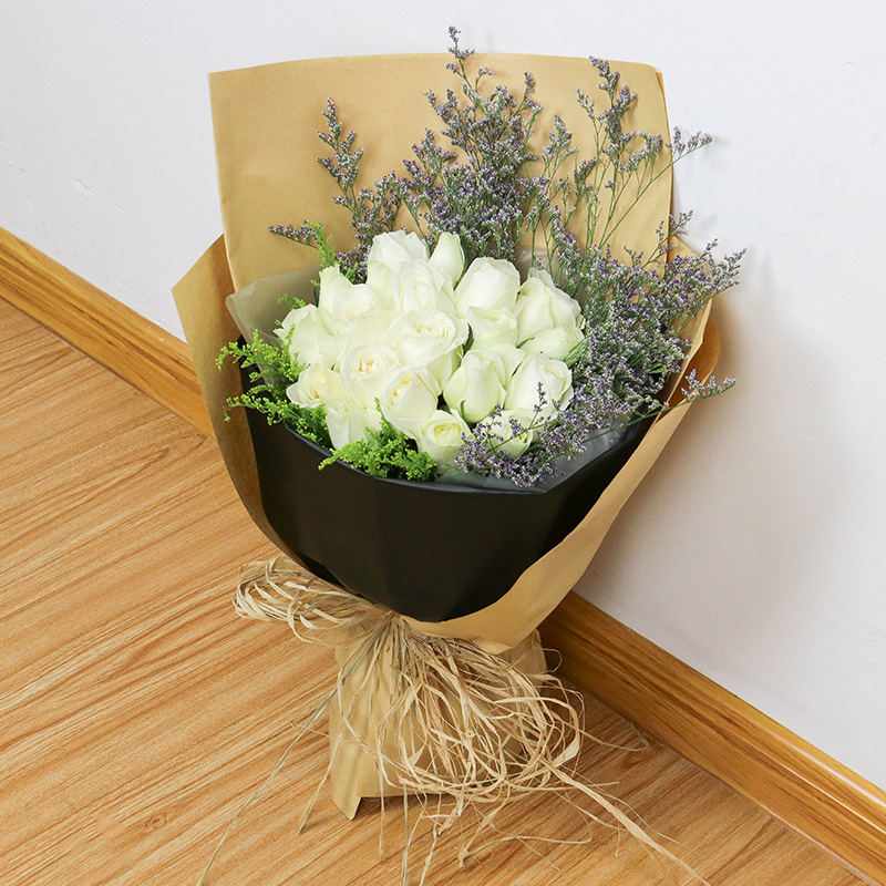 企购优品 花昔尚品 韩式 11朵香槟花束