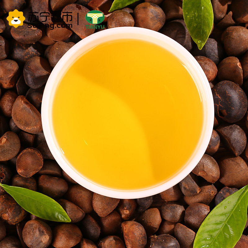 天玉一级压榨绿色有机山茶油茶籽油茶油食用油 礼盒装500ml*2