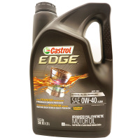 嘉实多(Castrol)全合成机油 极护EDGE 0W-40 A3/B4 SN 5Qt 美国原装进口