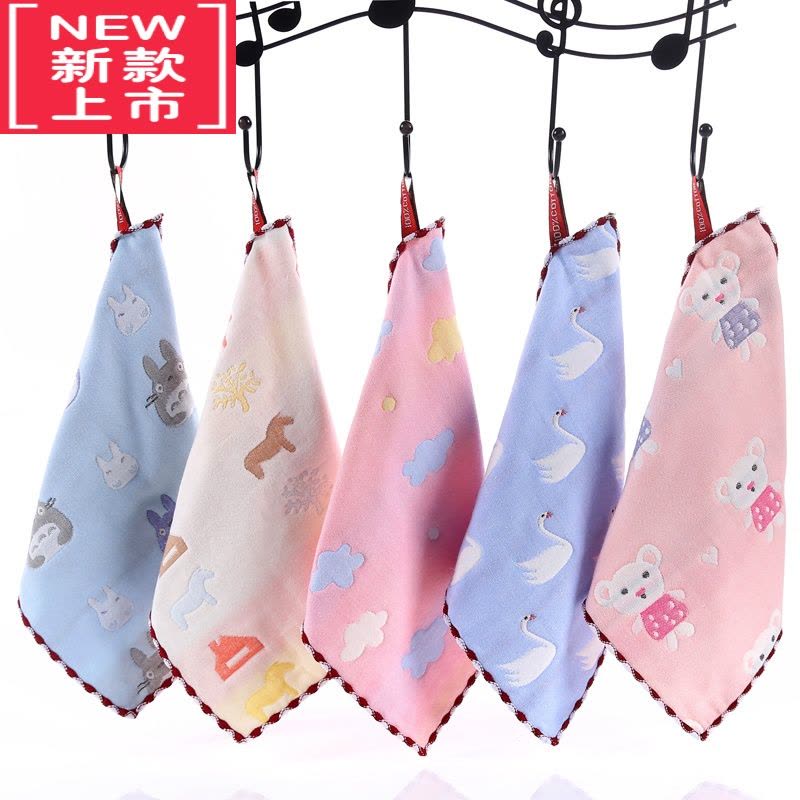 可莉允婴儿纱布口水巾新生儿童毛巾洗脸巾宝宝手帕小方巾超柔洗澡巾图片