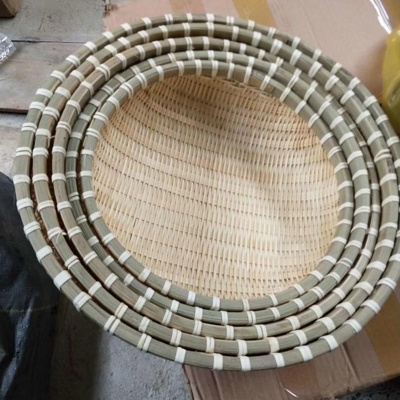 图书>期刊/杂志>男士>图书其它>竹编簸箕馒头收纳筐手工竹制品农家竹