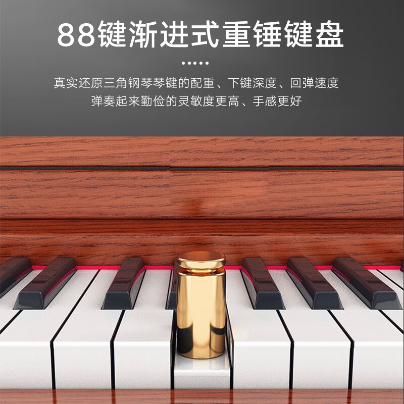 莫森(MOSEN)电钢琴青春系列88键电子数码钢琴初学考级家用