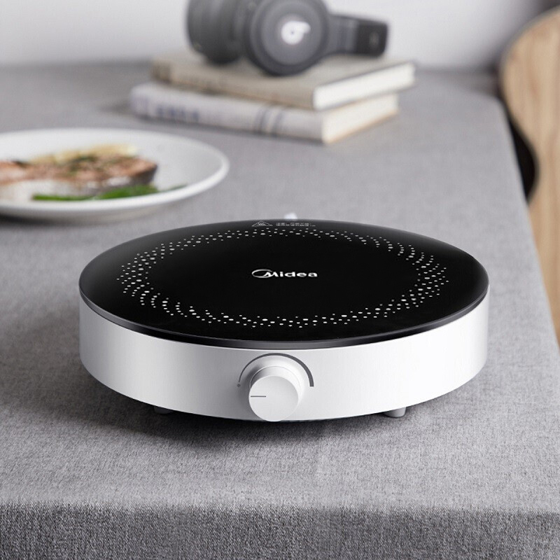 美的(Midea)电磁炉 恒匀火 2200W大火力 家用多功能火锅炒菜电磁灶 C22-RX22H01(单炉款)