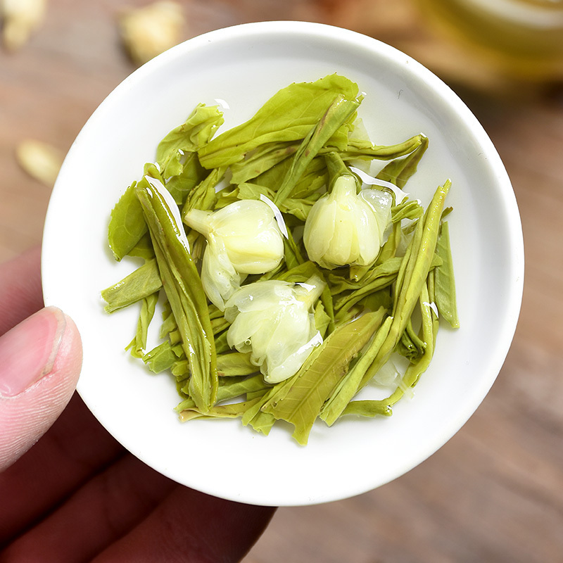 溪商茉莉毛尖浓香型茉莉花茶2025新茶花草茶横县茶叶散装500g