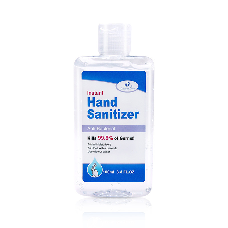100ml免洗手消毒凝胶消毒洗手液便携英文速干抑菌