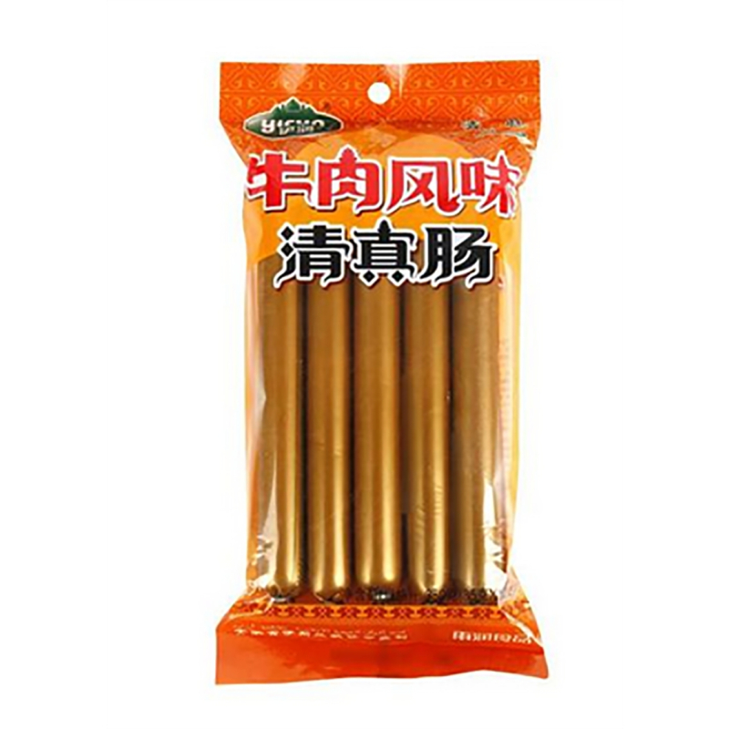 雨润清真牛肉肠118G/个