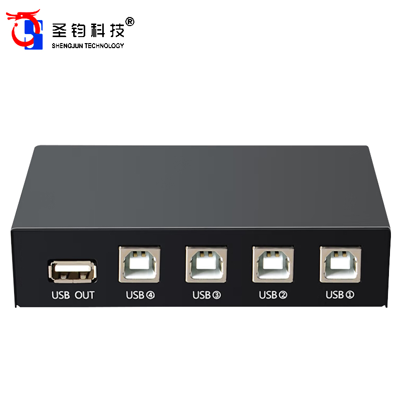 圣钧科技 SHENGJUN TECHNOLOGY 共享四进一出切换器 SJ-710+台高清大图