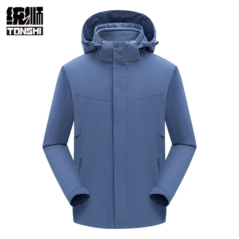 统狮冲锋棉衣户外极限运动防寒滑雪高尔夫夹克两件套C17 件