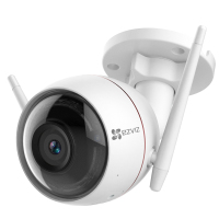萤石C3W无线网络wifi摄像头监控 家用室外高清监控器 手机监控 户外防水摄像机1080P 含128G内存卡