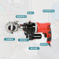 电动液压钳古达小型便携式充电插电手动压接钳铜铝鼻端子手提压线钳 手提式-400液压钳(10-400平方)