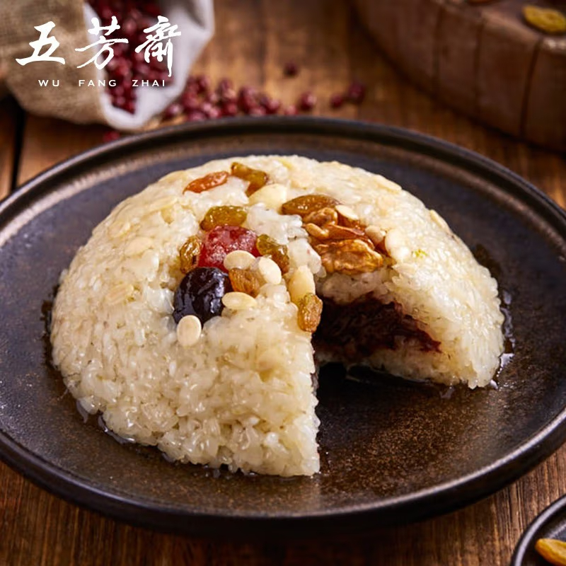 五芳斋五芳斋年货八宝饭过年特产甜点速食方便米饭糯米饭白糯豆沙八宝