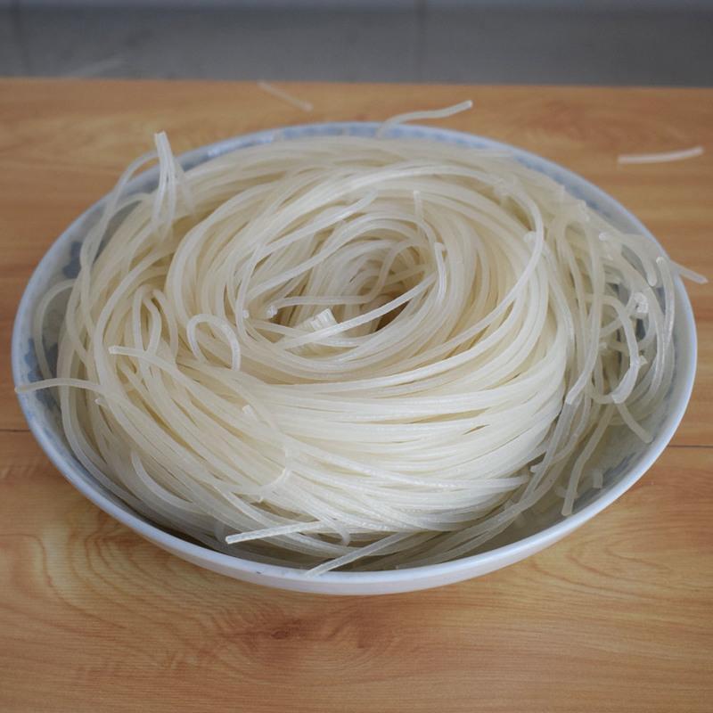 云南特产好吃的过桥米线小吃半干细米线500g保鲜粗米粉丝真空袋装米线