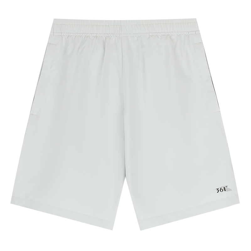 361°运动短裤男式迅干透气凉爽运动五分裤简约轻薄百搭652524702V 4XL 冰川灰