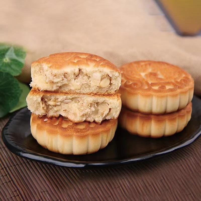 奶皮子五仁月饼奶豆腐月饼牧民手工制作新鲜奶味350g/袋(四块) 酸奶