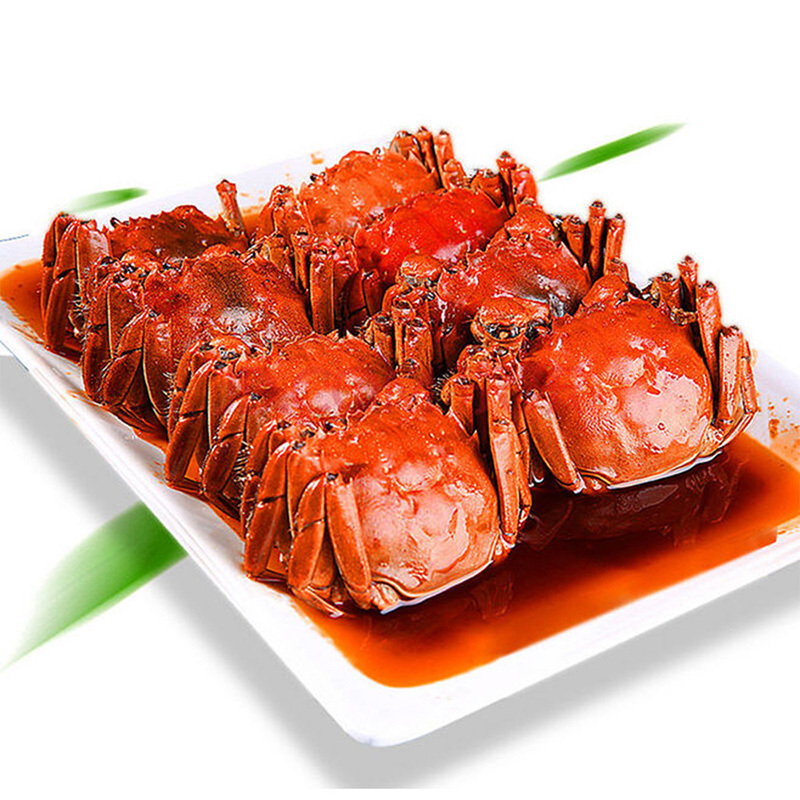 阳澄湖阳澄蟹意牌大闸蟹礼券 大闸蟹券 1888型 公:3.5两 母:2.5 4对装 螃蟹券